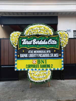 Papan Bunga Duka di Biawu