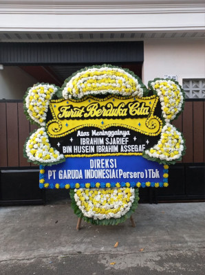 Papan Bunga Duka di Biawu