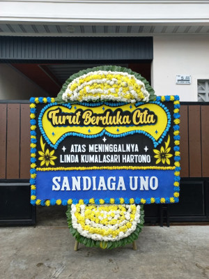 Papan Bunga Duka di Biawu