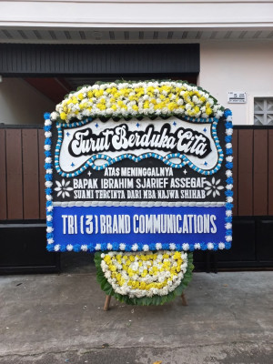 Papan Bunga Duka di Biawu